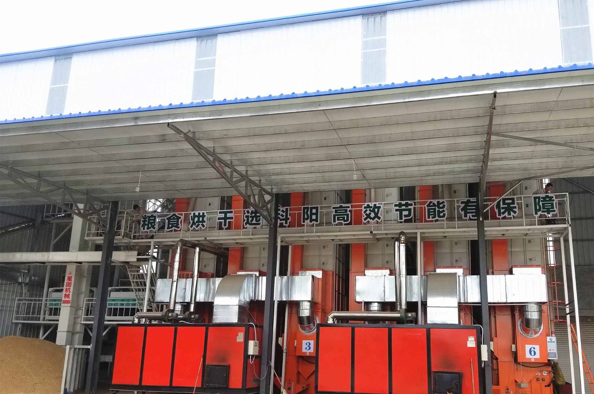 钟祥市德爽粮食种植专业合作社100T谷物干燥系统